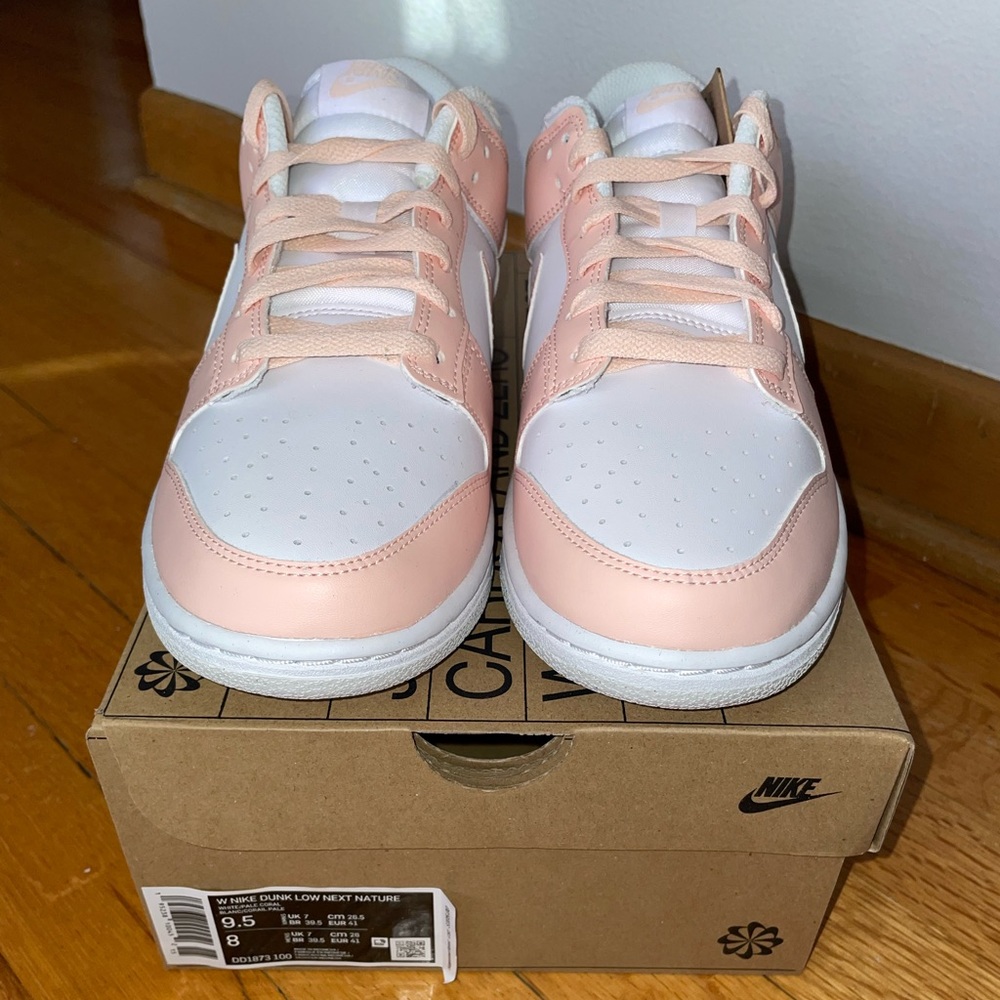 New Nature Pale Coral Dunks!!